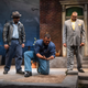 Kelvin Roster, Jr, center, as Hedley; Ronald L. Conner, left, as Mister; A.C. Smith as Elmore.